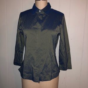 Reflections Holographic Button Down